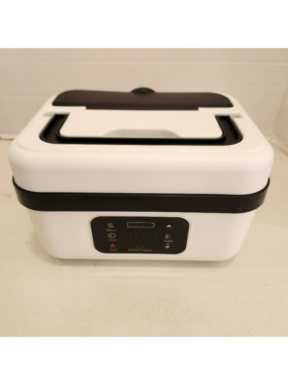 ODSD BX88  Portable Cordless Electric Smart Lunch Box - White Black